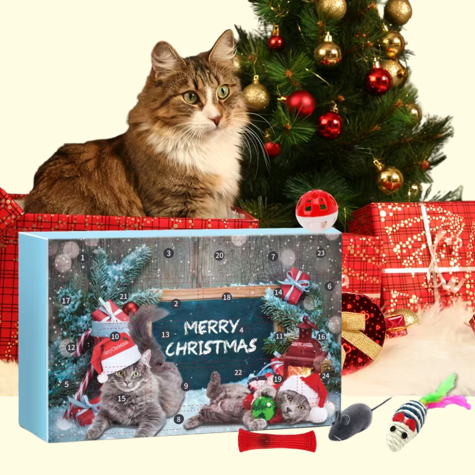 Calendario dei gatti di Natale