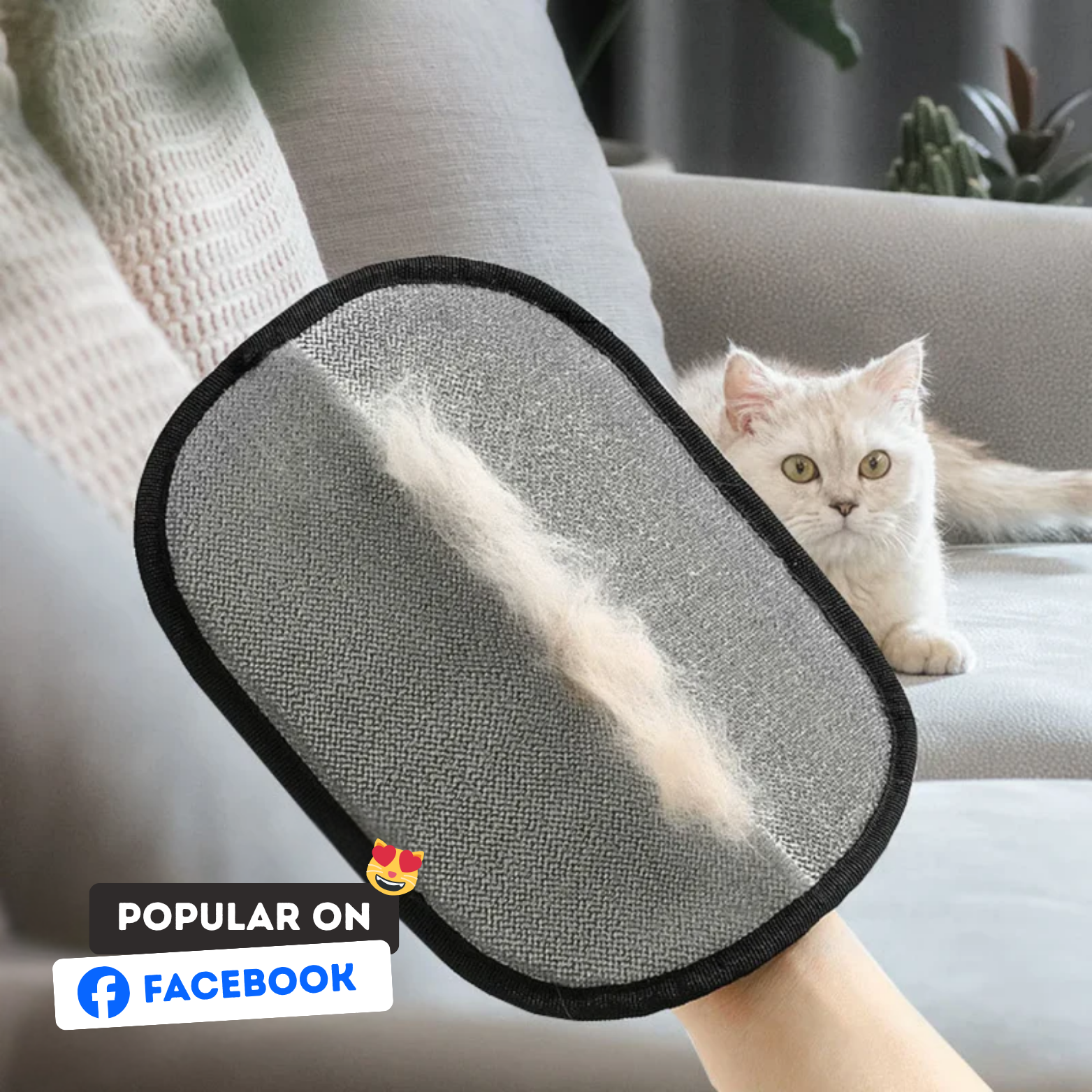 Guante Quitapelos para Mascotas