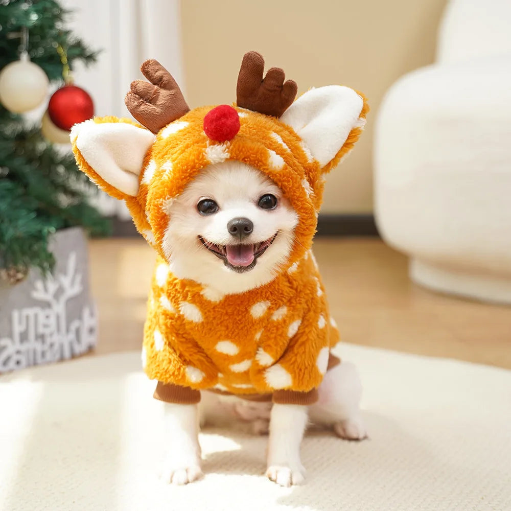 Christmas Reindeer Pet Jumpsuit