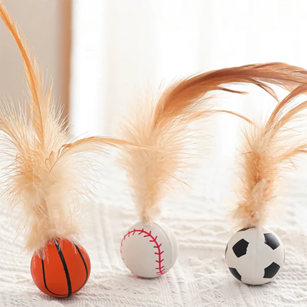 Bouncy Feather Ball