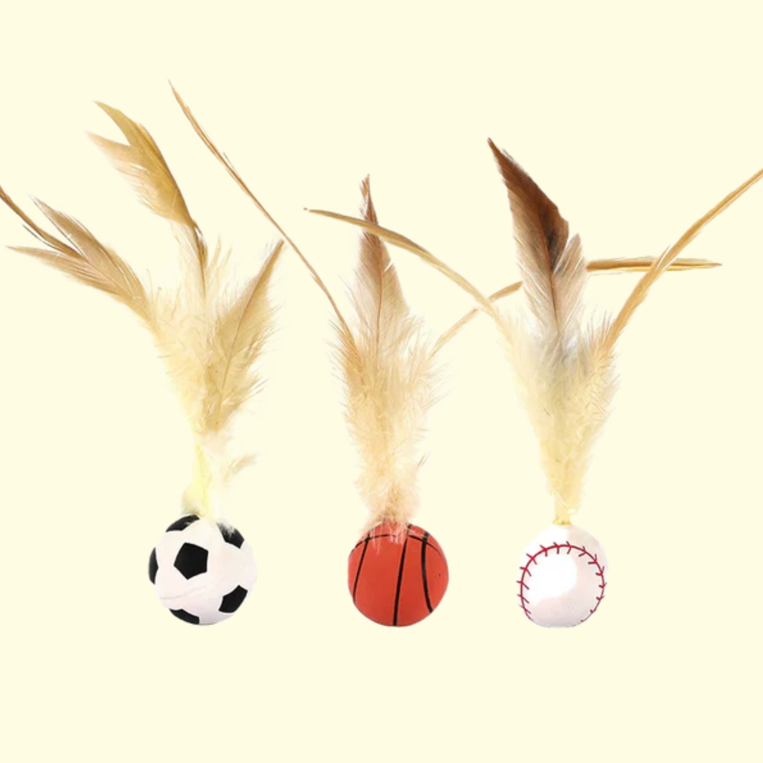 Bouncy Feather Ball