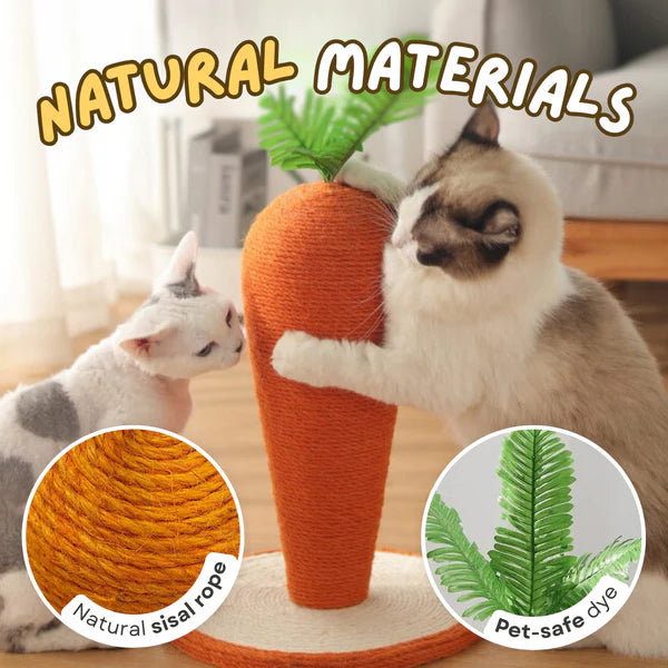 Carrot Scratching Post