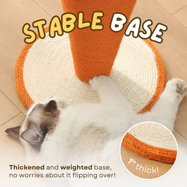 Carrot Scratching Post