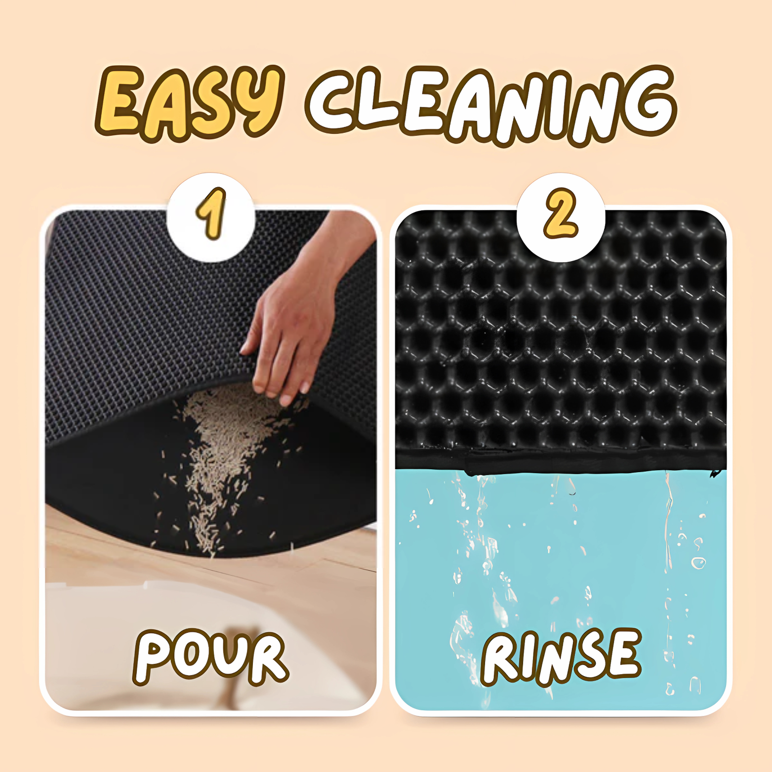 Tapis à Litière Double Couche