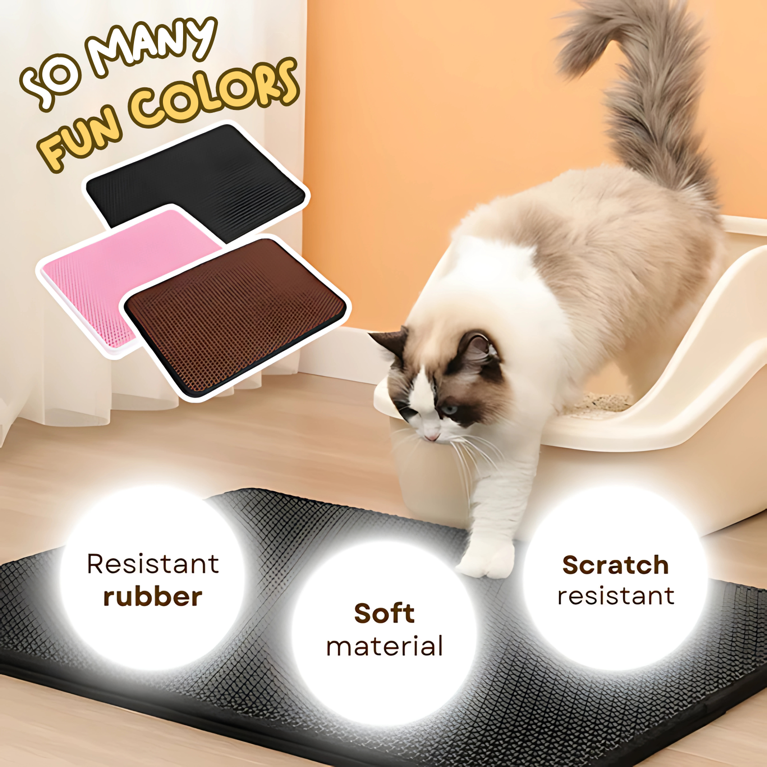 Tapis à Litière Double Couche