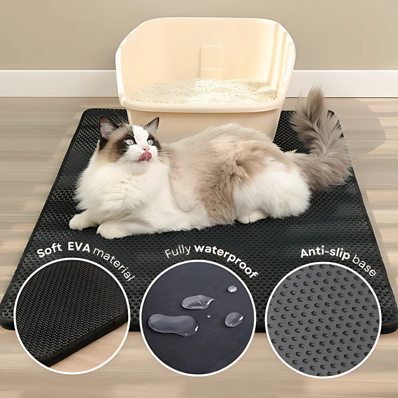 Tapis à Litière Double Couche