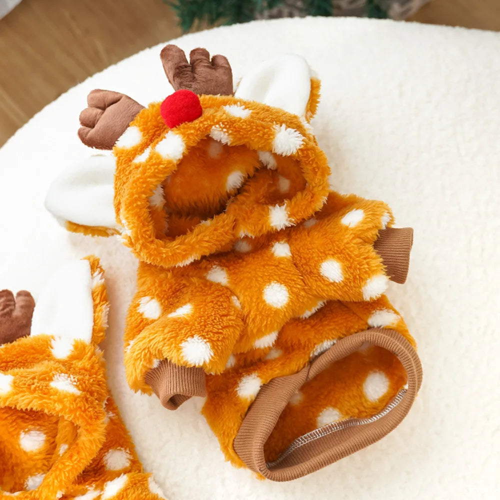 Christmas Rudolph Reindeer Pet Costume